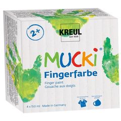 Комплект блестящи бои, нанасящи се с пръсти MUCKI - KREUL set 4 x 150 мл