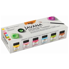 Комплект бои за светъл текстил JAVANA Basic Colors 6x20 мл