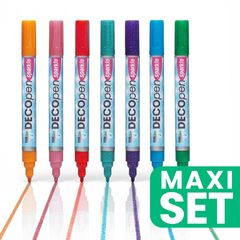 Комплект маркери с брокат - 7 нюанса