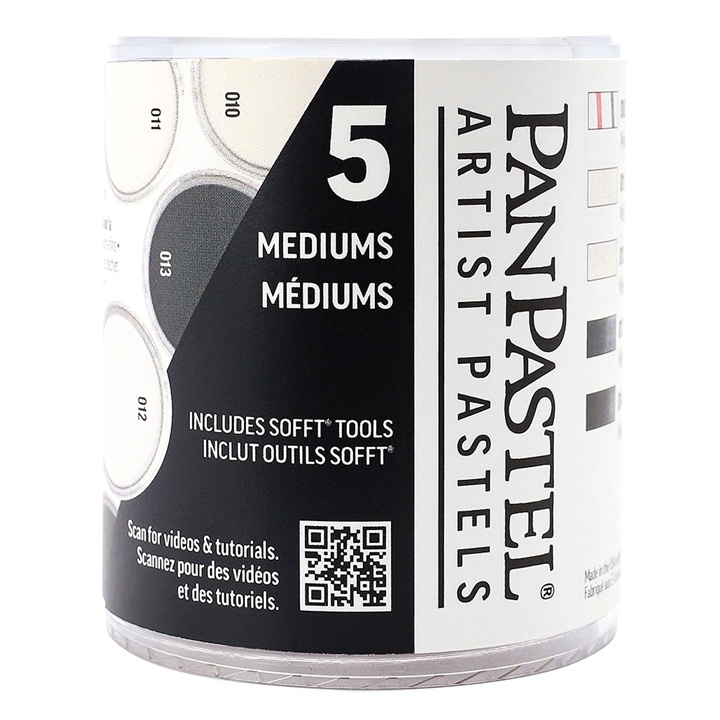 Комплект пастелни медии PanPastel Golden - 5 бр.