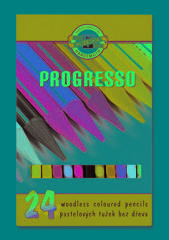 Комплект пастелни моливи в лакирана опаковка PROGRESSO - 24-бр