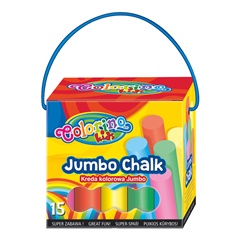 Комплект тебешири за тротоар JUMBO - 15 части