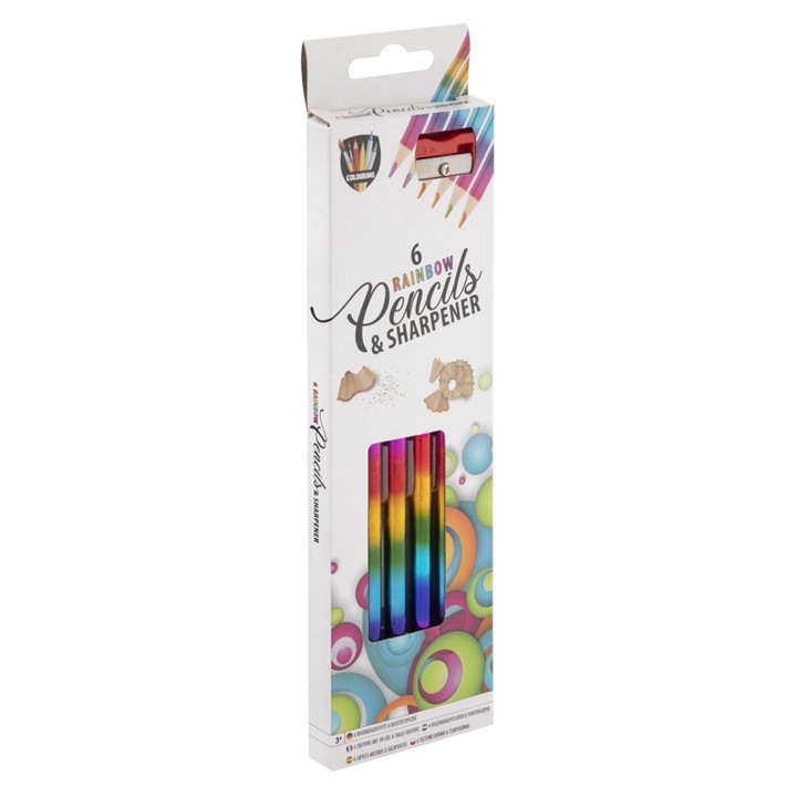 Комплект цветни моливи Rainbow
