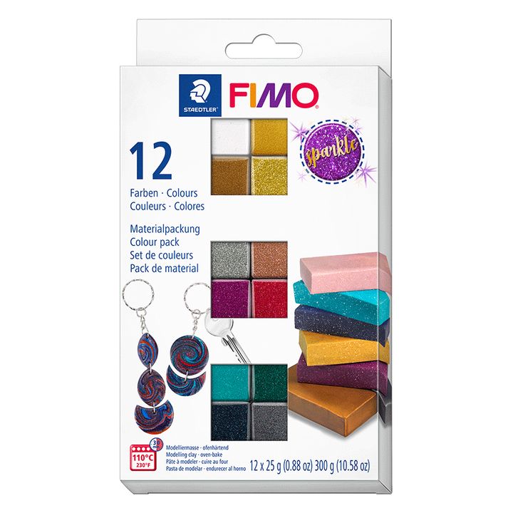 Комплект за полимерна глина FIMO Effect, бляскави цветове