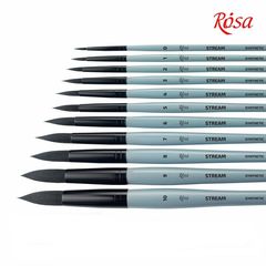 Кръгла синтетична четка ROSA STREAM 132 | Различни размери