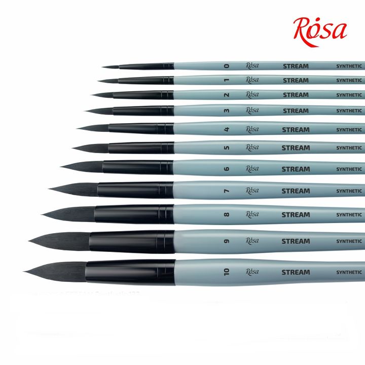 Кръгла синтетична четка ROSA STREAM 132 | č. 7