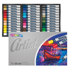 Кръгли маслени пастели за художници Colorino - опаковка от 36