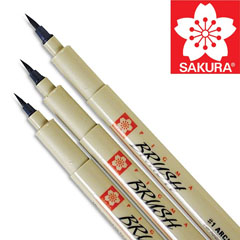 Творческа писалка SAKURA Pigma Brush / различни цветове