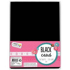Креативен картон Craft Sensations A4 Black - 10 листа