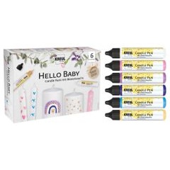 KREUL Комплект свещи за писане 6 x 25 ml Hello Baby