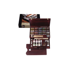 Маслени бои Rembrandt box excellent - 41 бои +  аксесоари