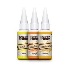 Цветно мастило MediaInk 20ml -coral blue