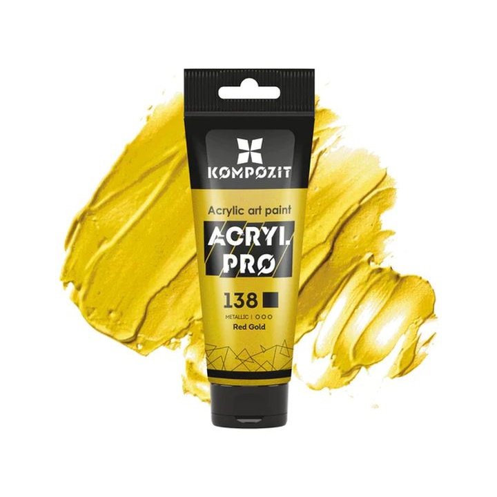 Металическа акрилна боя ACRYL PRO ART Composite 75 ml | различни нюанси