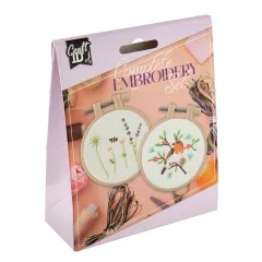 Мини комплект за бродиране 2 бр. Ø 8,5 cm