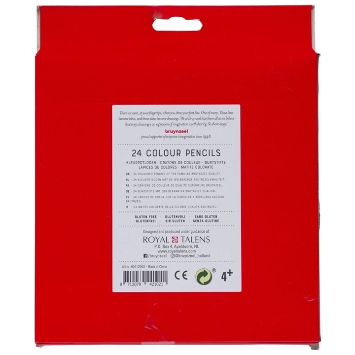 Моливи за деца Bruynzeel Holland - 24 броя