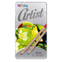 Моливи за рисуване Colorino в метална кутия (12 броя)