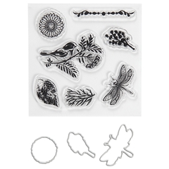 Прозрачни печати и шаблони за рязане - Флора и фауна