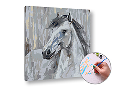 Рисуване по номера БЕЛИЯТ Гълъб | ниска трудност