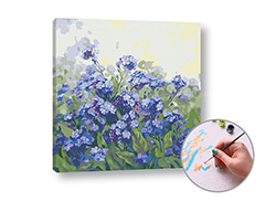 Рисуване по номера FIAL FLOWERS | висока трудност