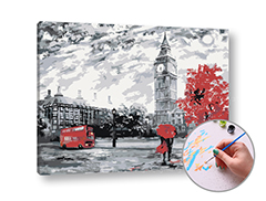 Рисуване по номера LONDON FEELINGS | средна трудност