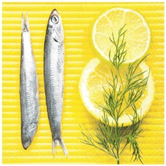 Салфетки за декупаж Fish - 1 брой