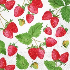 Салфетки за декупаж Fresh Strawberry - 1 брой
