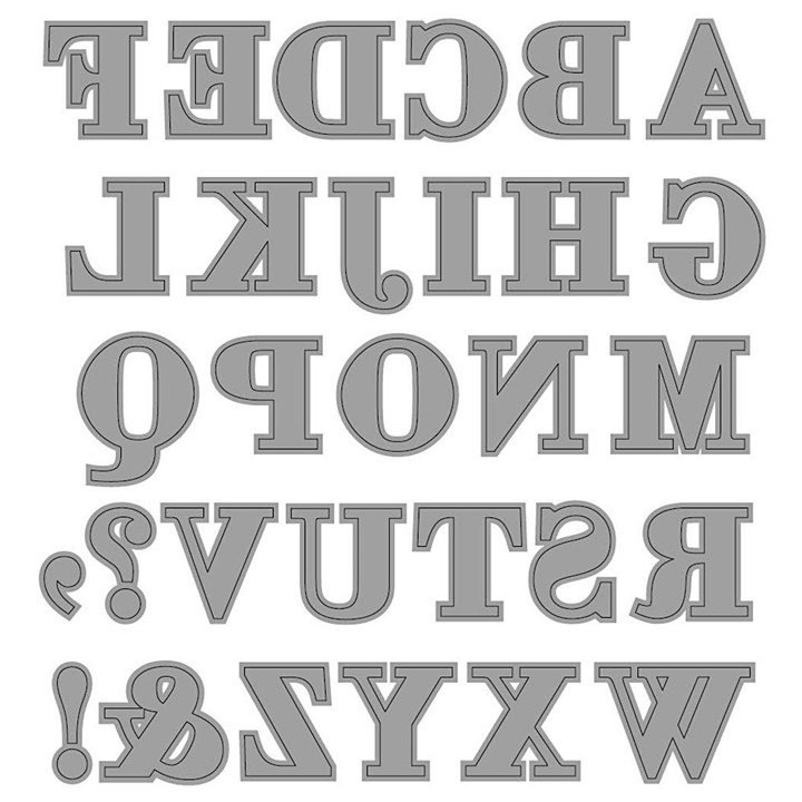 Шаблони за изрязване - abeceda