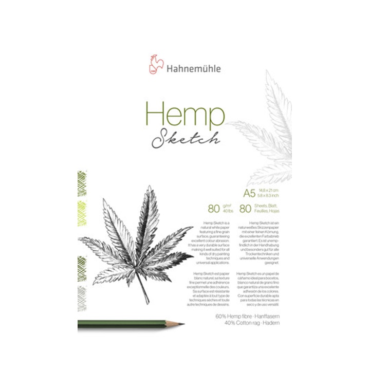 Скицник HAHNEMÜHLE HEMP SKETCH | различни размери