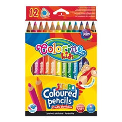 Триъгълни пастели JUMBO Colorino 12 бр.