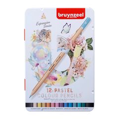 Цветни моливи Bruynzeel пастелни нюанси 12 бр.