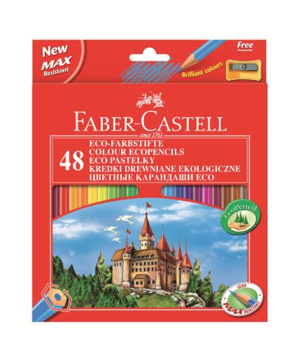 Цветни моливи Castell комплект - 48 цвята