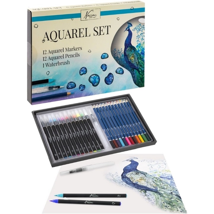 Творчески комплект акварелни бои 25 бр.