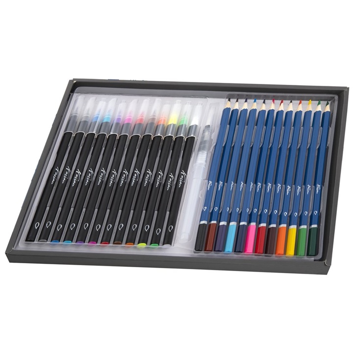 Творчески комплект акварелни бои 25 бр.