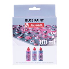 Творчески комплект Art Creation Blob Paint розово 3 x 80 ml